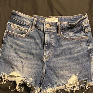 Lovervet Distressed Blue Jean Shorts for Women
